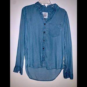 Jean style button down